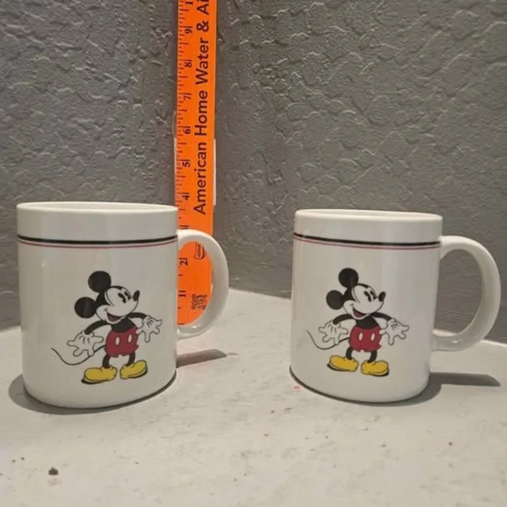 Disney Mickey Mouse Coffee Mugs Set of 2 By Gabbay